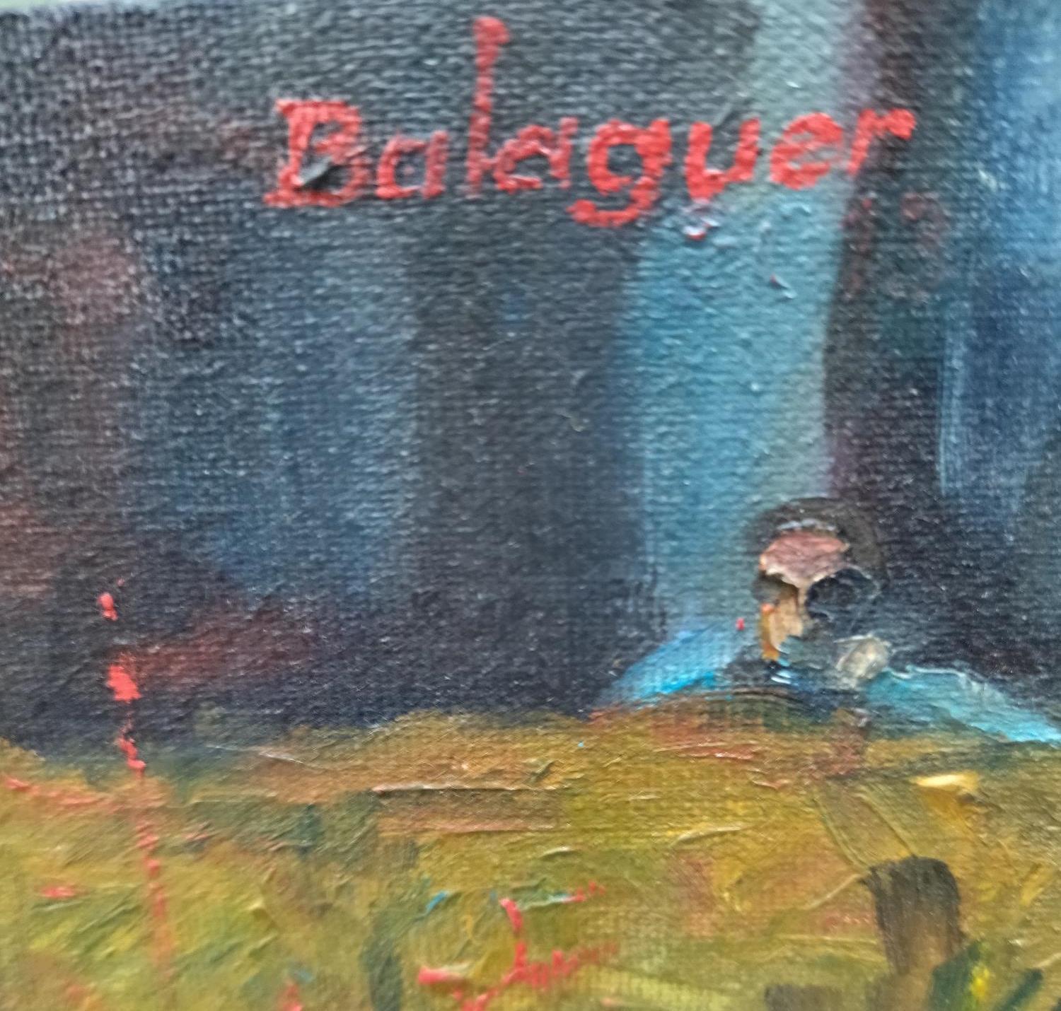 Balaguer  33 Gare automobilistiche,  Monaco 1961,   pittura acrilica originale - Painting Contemporaneo di Alex BALAGUER