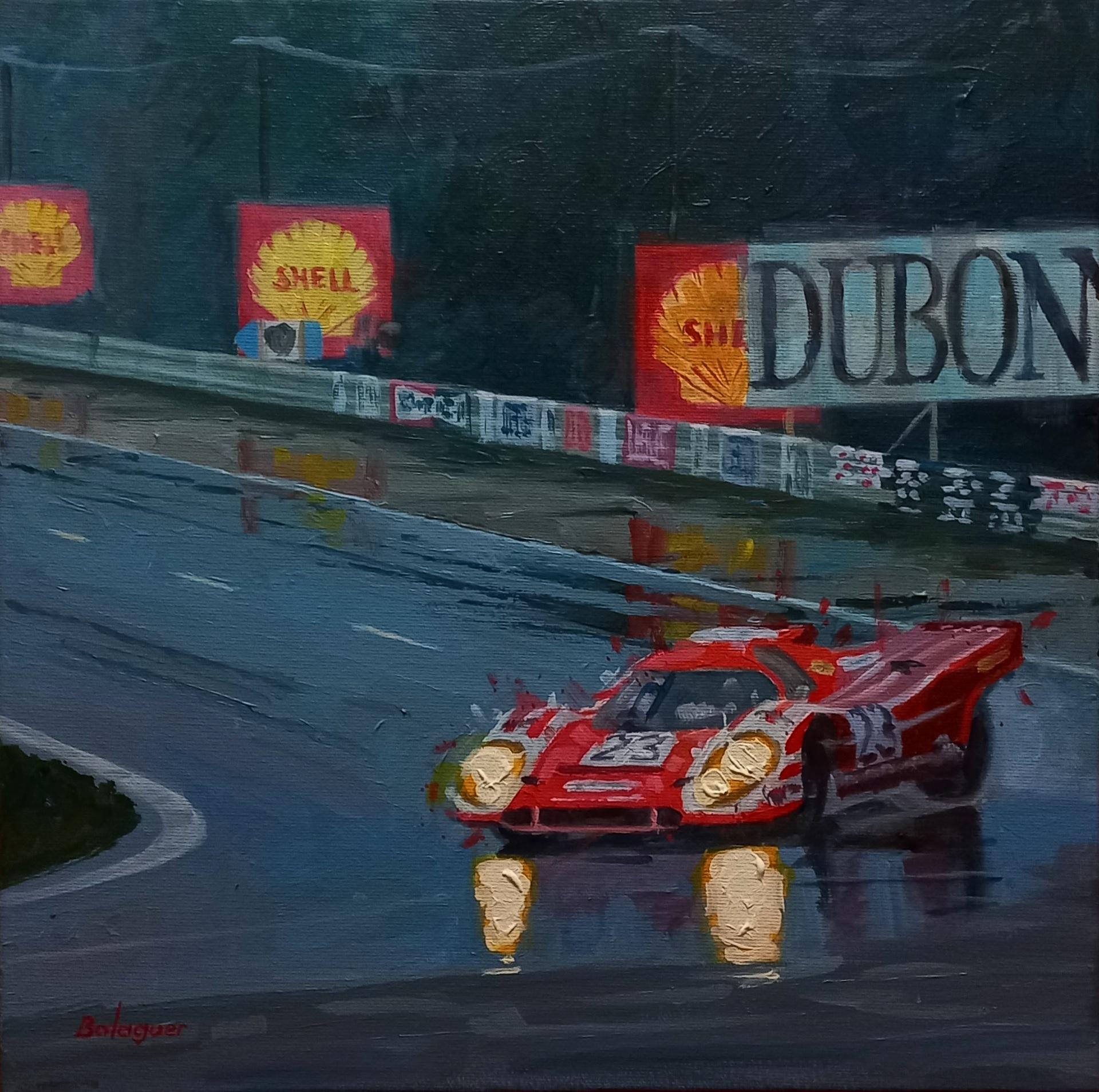 Balaguer 397 Le Mans 1970. Porsche 917k . pintura acrílica original