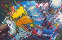 Balaguer 400. Eddie Lawson. 1989. NSR500 pintura acrílica original