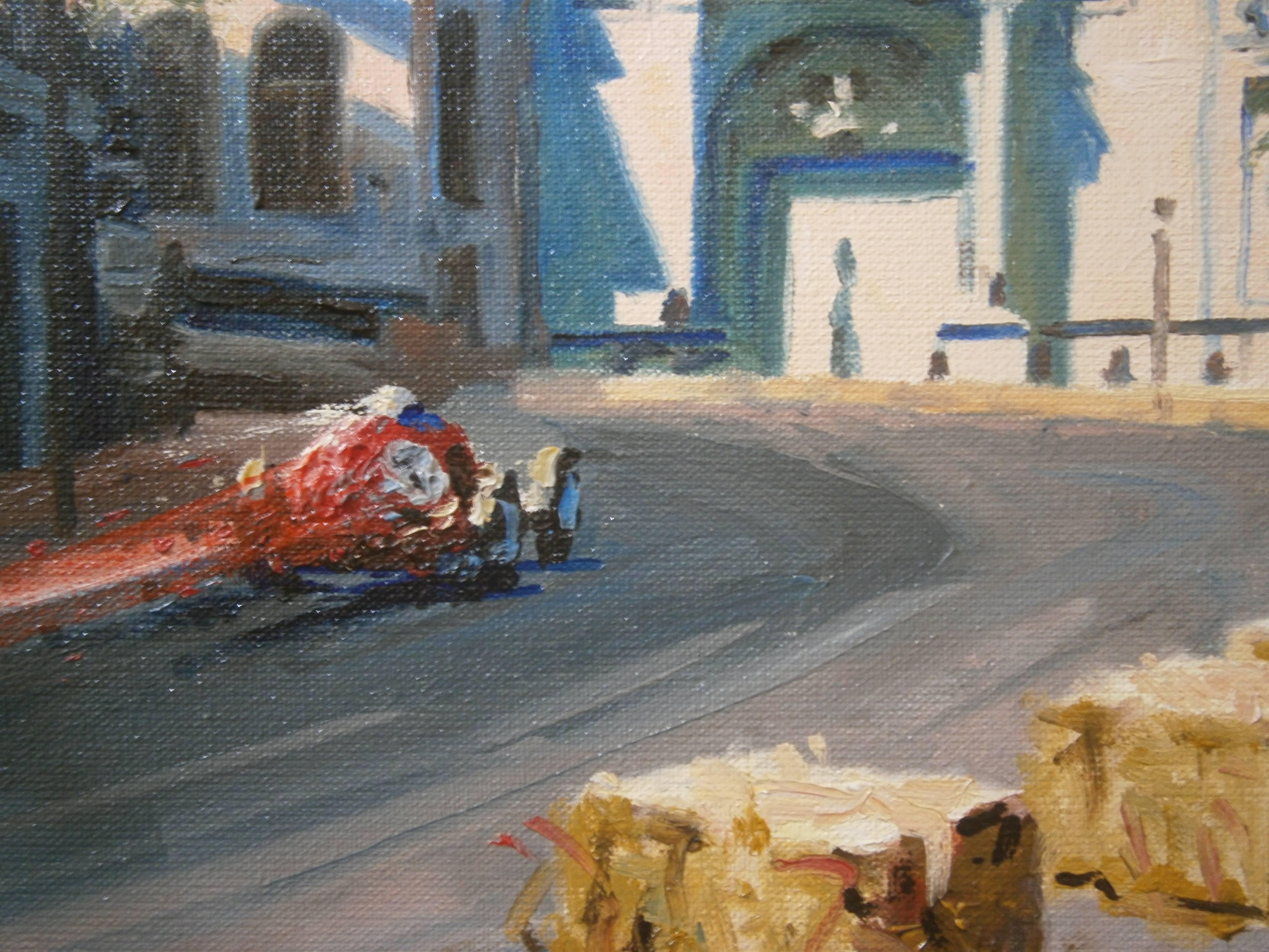 Obra del artista español Alex BALAGUER
Estado perfecto
BALAGUER , Alex ( Barcelona 1968 )
Durante su infancia, Àlex Balaguer empezó a dibujar automóviles que simbolizaban la marca de Maranello.
Autodidacta en el mundo del arte, Balaguer decidió unir