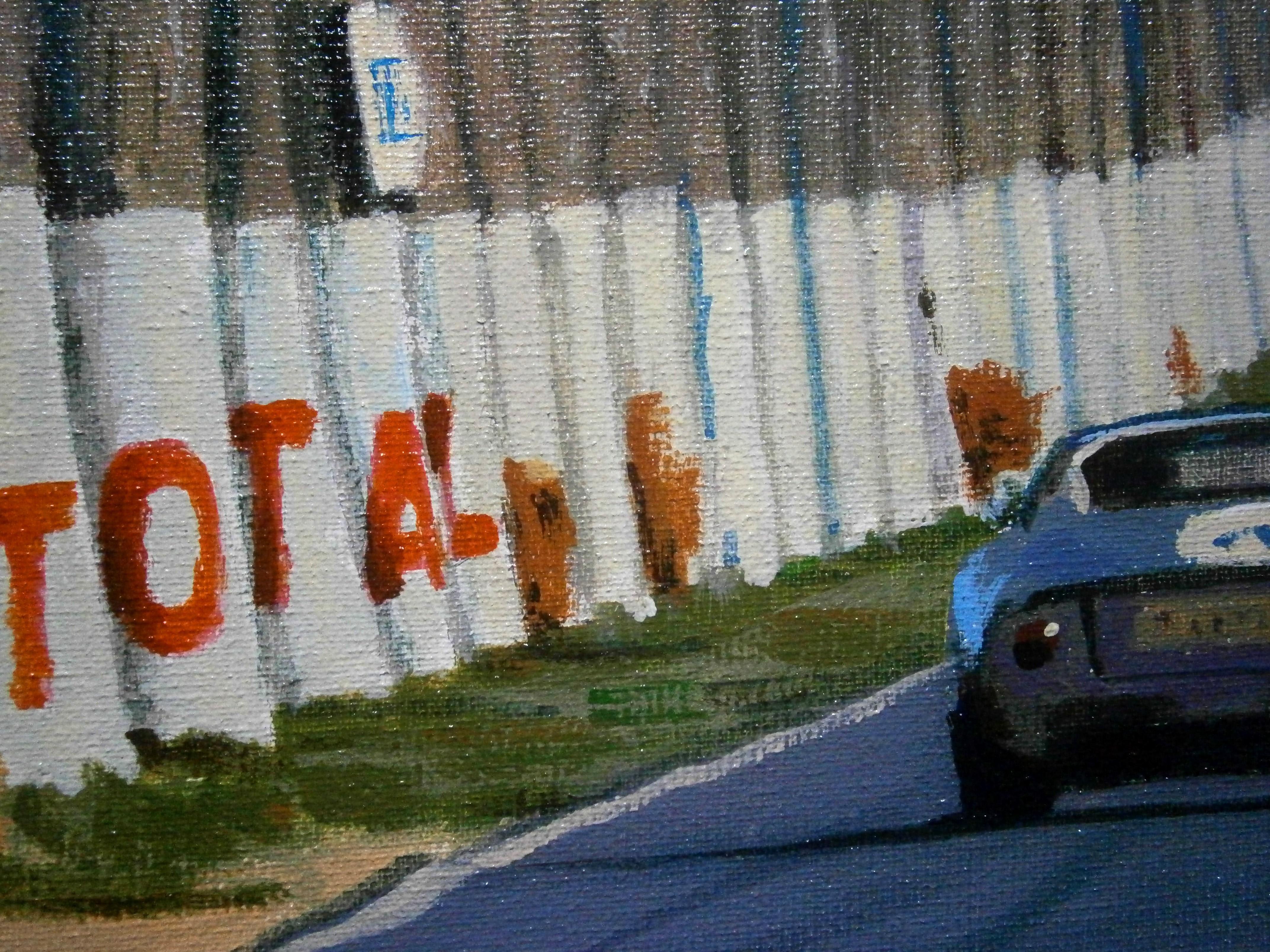 Balaguer  Car Races Le Mans 1965 - Iso Grifo A3/C. original painting For Sale 2