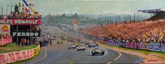 Balaguer  Car Races Classic ASTON MARTIN DBR1/300. LE MANS 1959. original