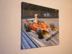 Balaguer  Car Races 201 Niki Lauda. Ferrari 312Toriginal painting