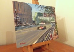 Balaguer   Classic Car, 347 LOTUS 498 FORD, original acrylic painting
