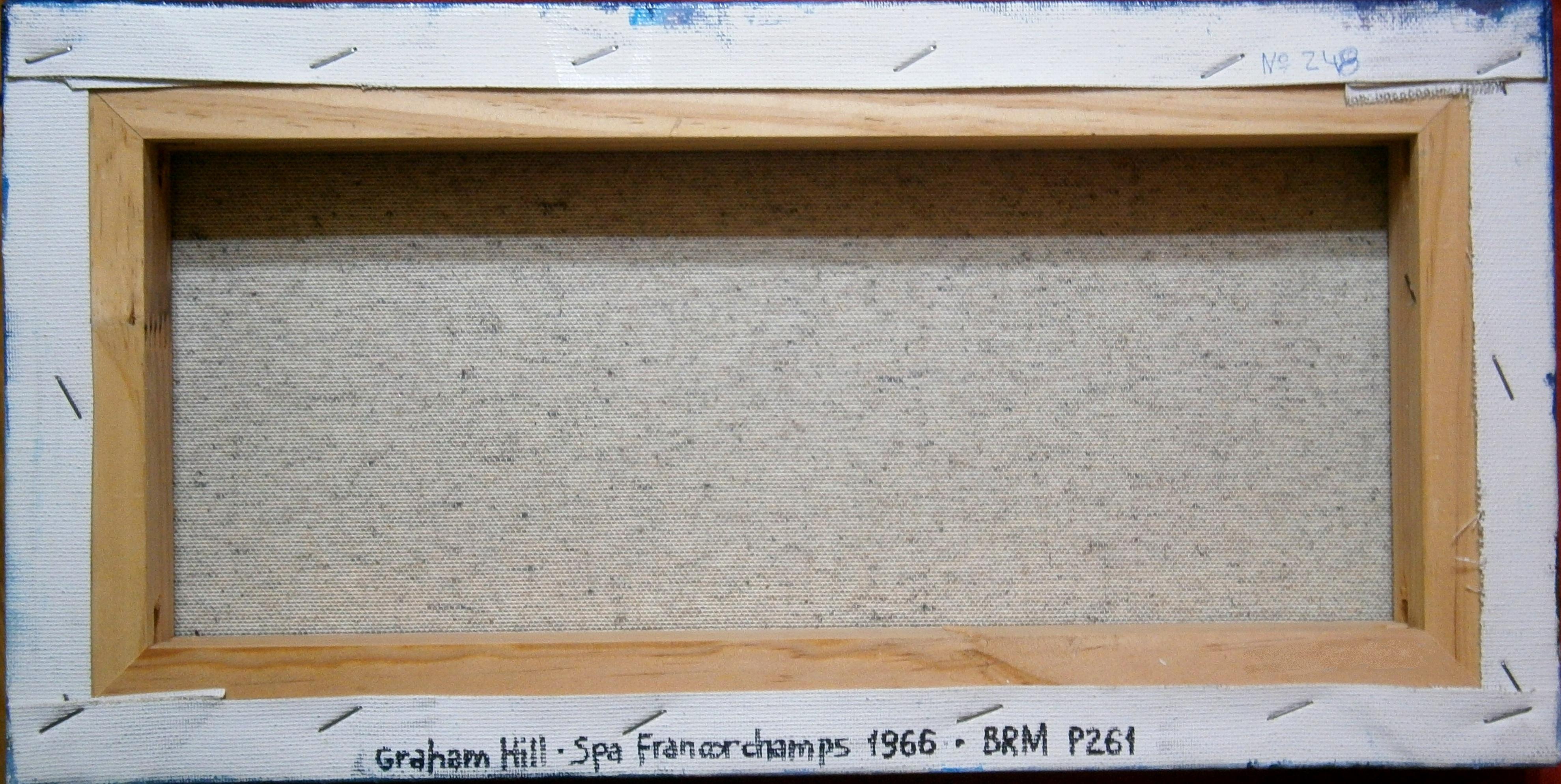 Graham Hill. BRM P261. peinture acrylique originale
BALAGUER , Alex ( Barcelone 1968 )
Dès son enfance, Àlex Balaguer commence à dessiner des voitures symbolisant la marque de fabrique de Maranello.
Autodidacte dans le domaine de l'art, Balaguer a