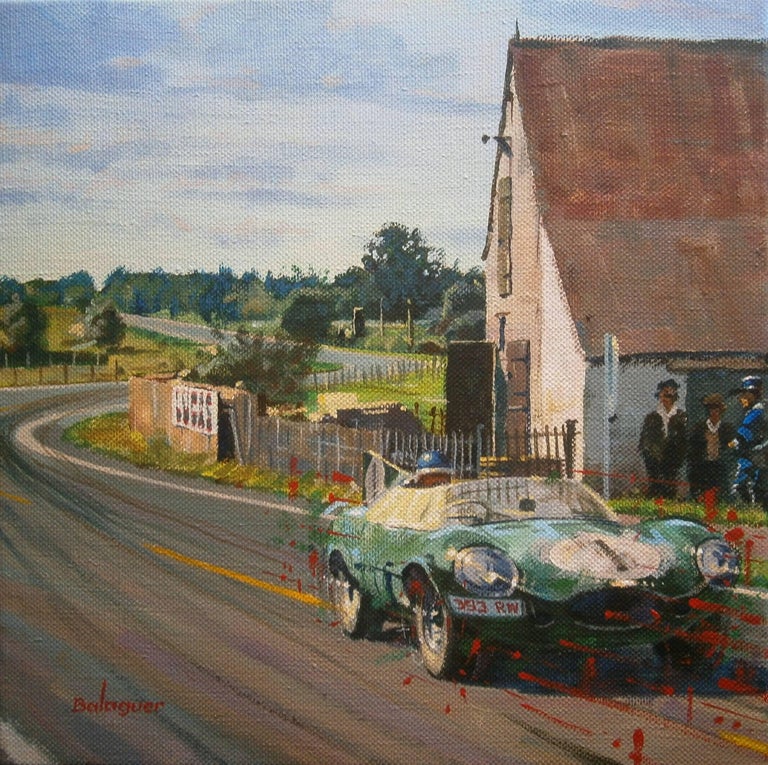 Alex Balaguer Mike Hawthorn Le Mans 1956 Jaguar D Type