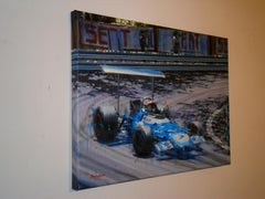 Jackie Stewart. Montjuic 1969 Original paint