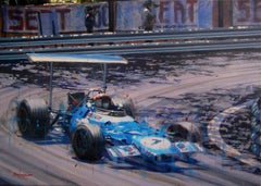 Jackie Stewart. Montjuic 1969 Original paint