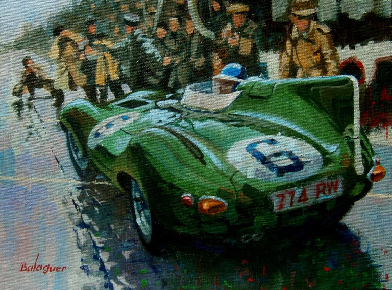 Alex Balaguer Mike Hawthorn Le Mans 1955 Jaguar D Type