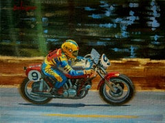 Used Salvador Cañellas. Ducati 900. Original painting