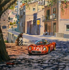 Targa Florio 1967. Alfa Romeo T33. original painting