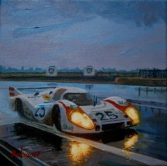Vic Elford &Kurt Ahrens. Lemans 1970. Porsche 917 L. original painting