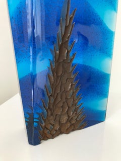 Cristal bleu cuivré