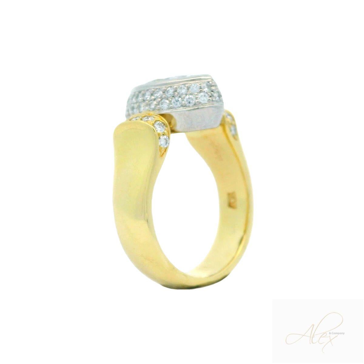 Alex & Co 1.53ct Marquise Certified Diamond & Platinum Engagement Ring In New Condition For Sale In Newton, MA
