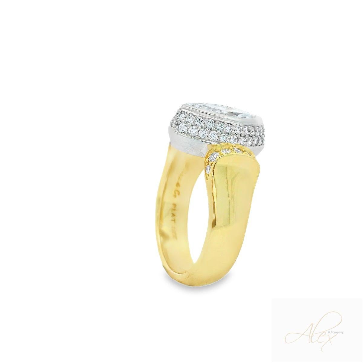 Alex & Co 1.53ct Marquise Certified Diamond & Platinum Engagement Ring For Sale 1