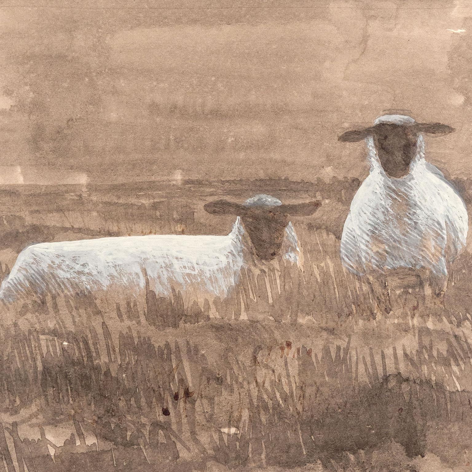 Study for Three Sheep 2