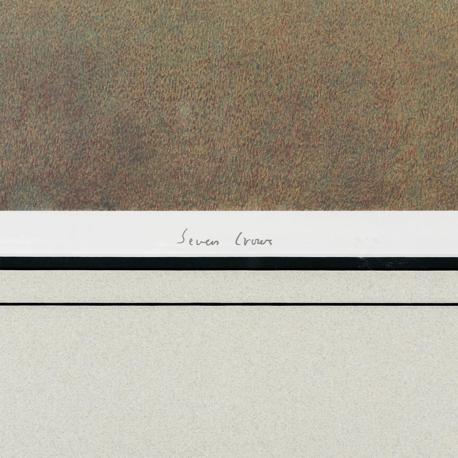 Siete cuervos - Animal Print Gris de Alex Colville