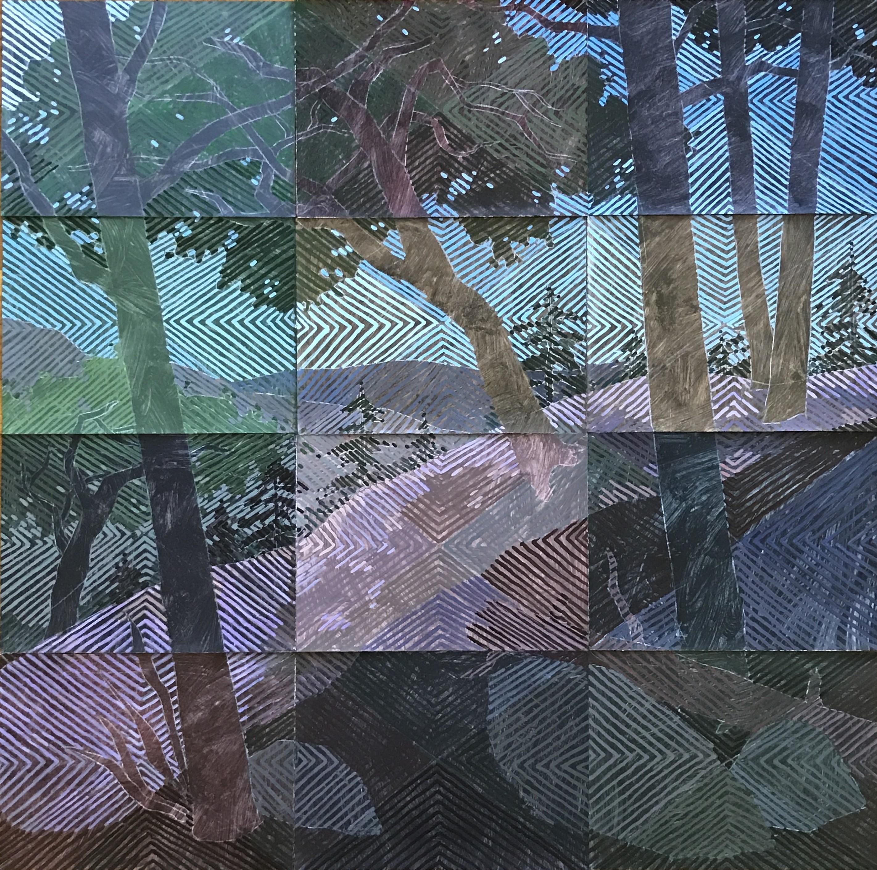 Landscape Painting de Alex Cook - Paisaje de montaña (Diamantes)