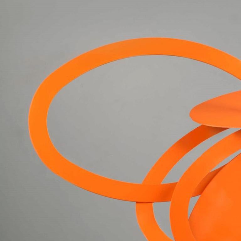 American Orange Turnpike - Sculpture by Alex Corno