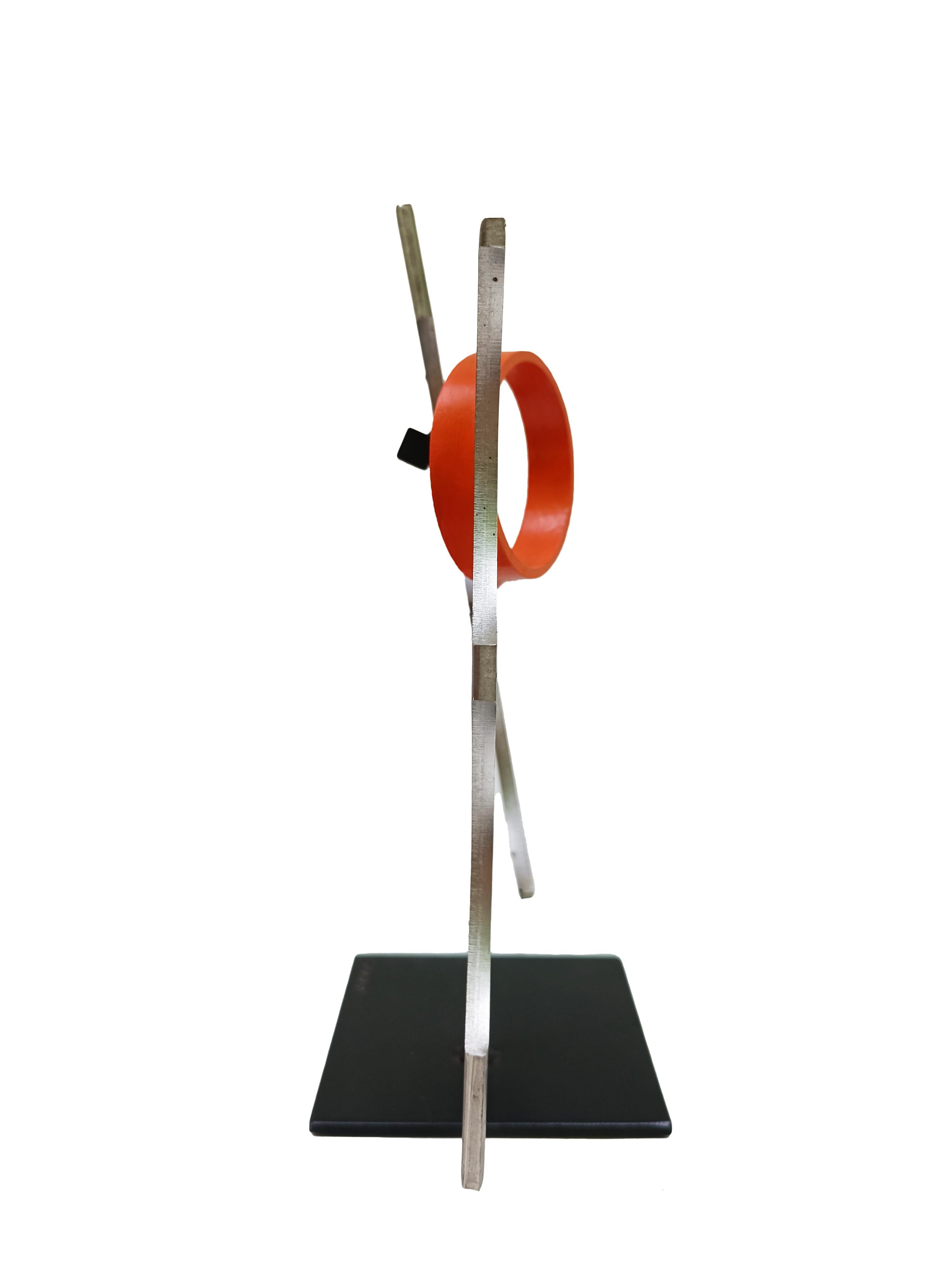 Appunto 4 - Gris Abstract Sculpture par Alex Corno