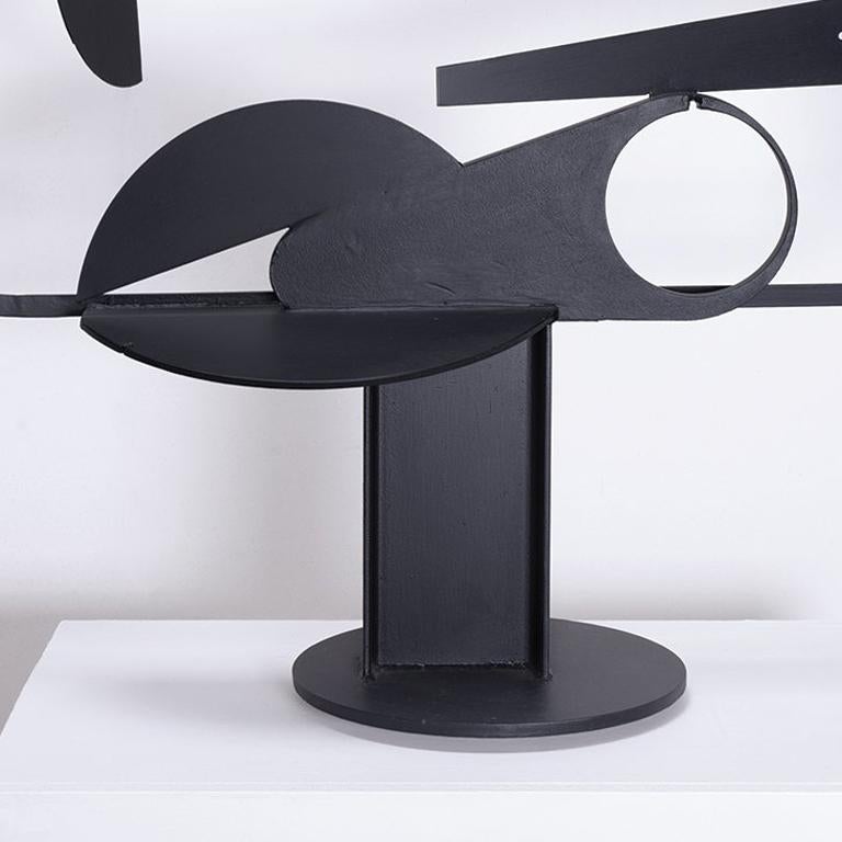 Notte stellata - Abstract Sculpture Grigio di Alex Corno