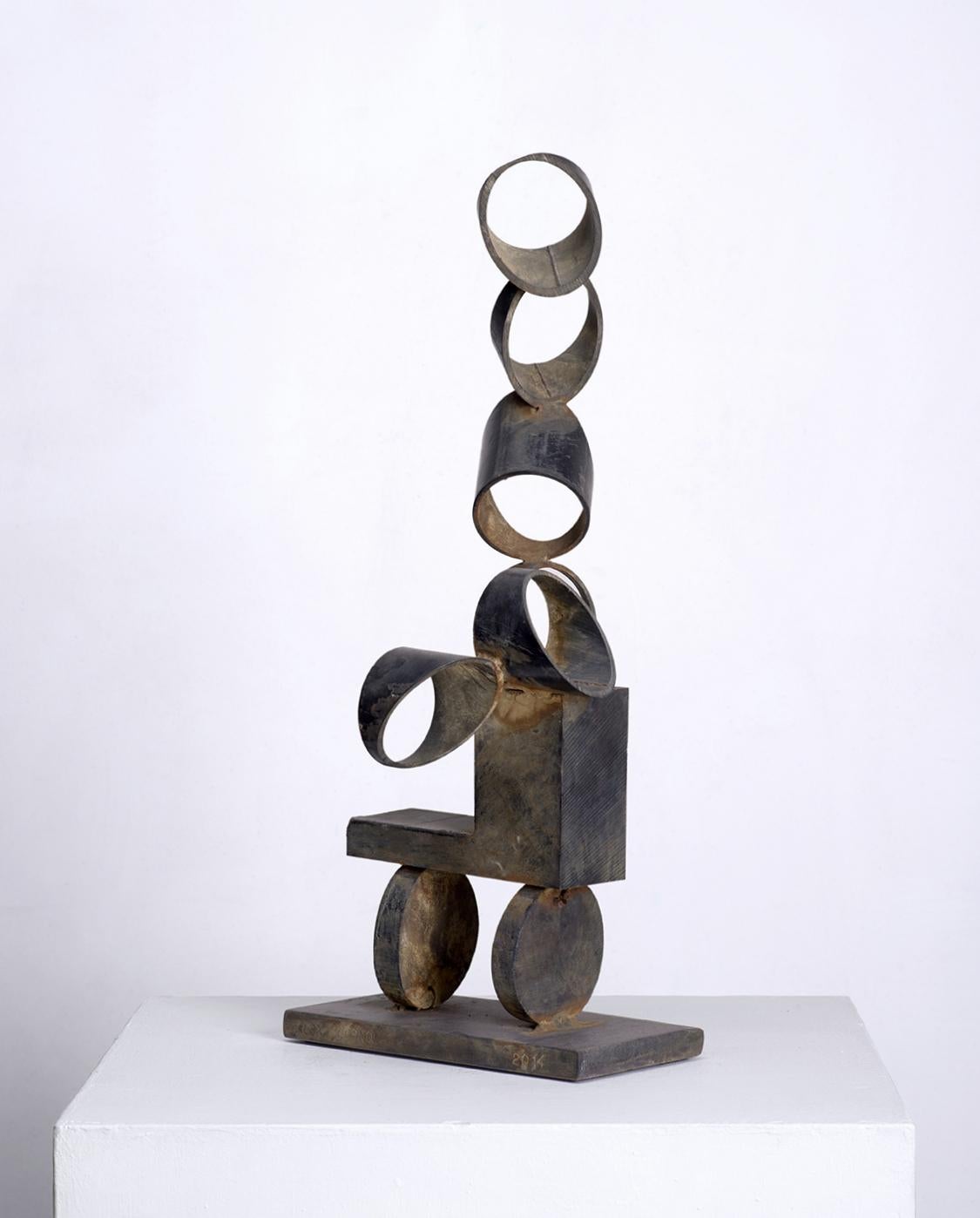 Alex Corno Abstract Sculpture - Train