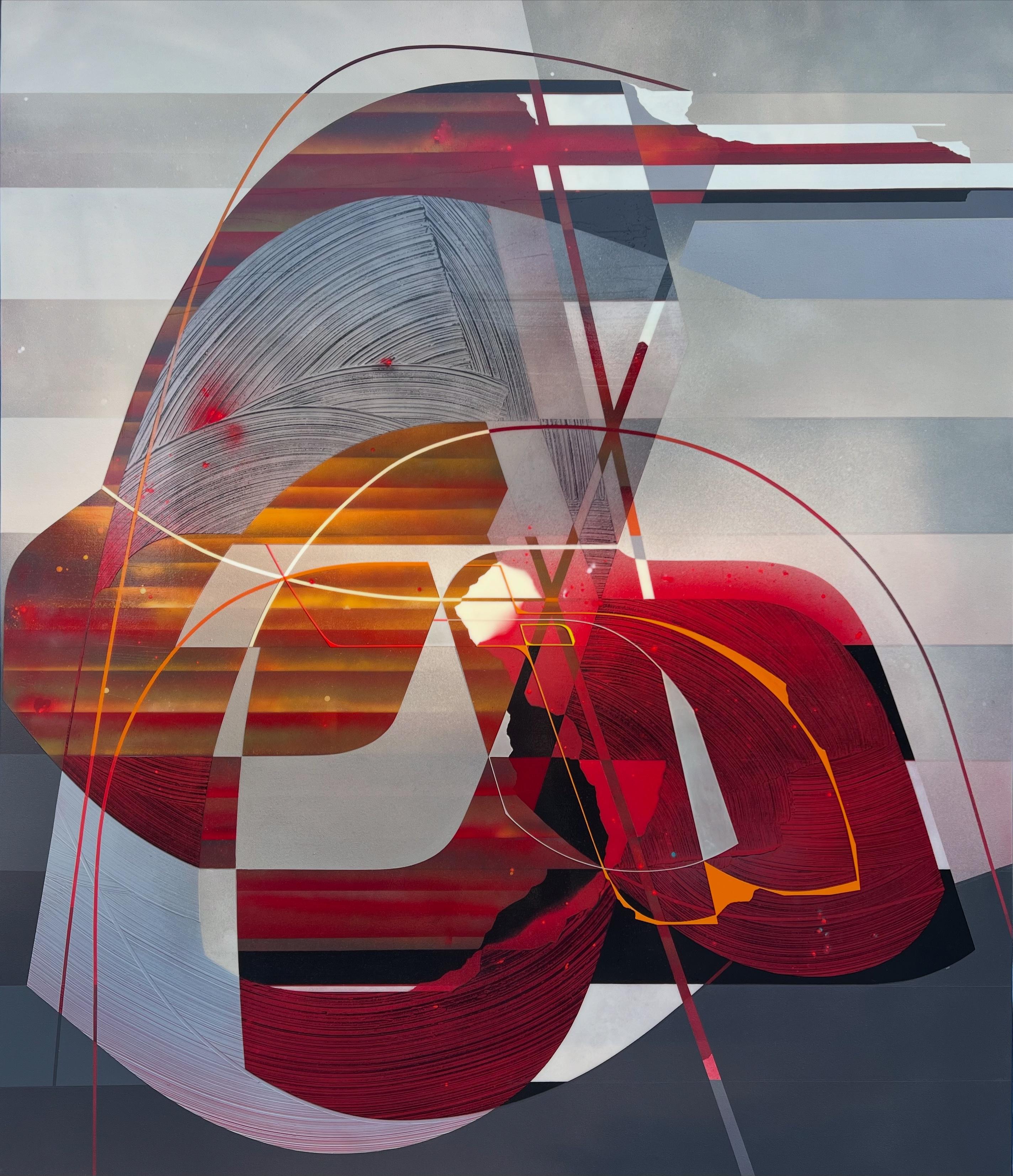 Alex Couwenberg Abstract Painting - Channel Zero