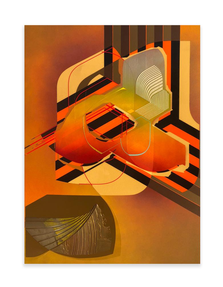 Abstract Painting di Alex Couwenberg - Mai-Tai