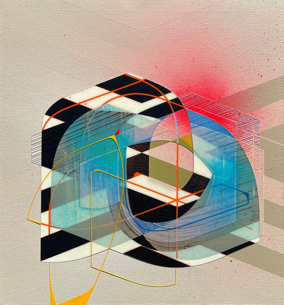 Alex Couwenberg Abstract Painting - Riviera