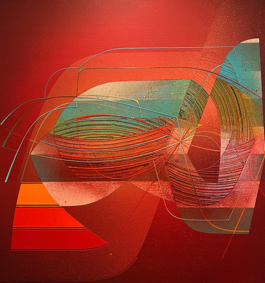 Alex Couwenberg Abstract Painting - Surf13eat (for John Lloyd)