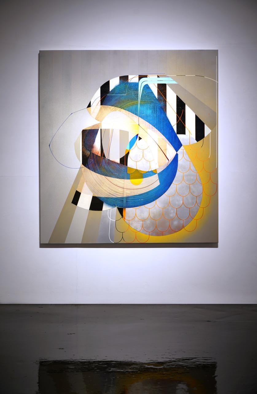 Surfjack - Painting Astrattismo geometrico di Alex Couwenberg