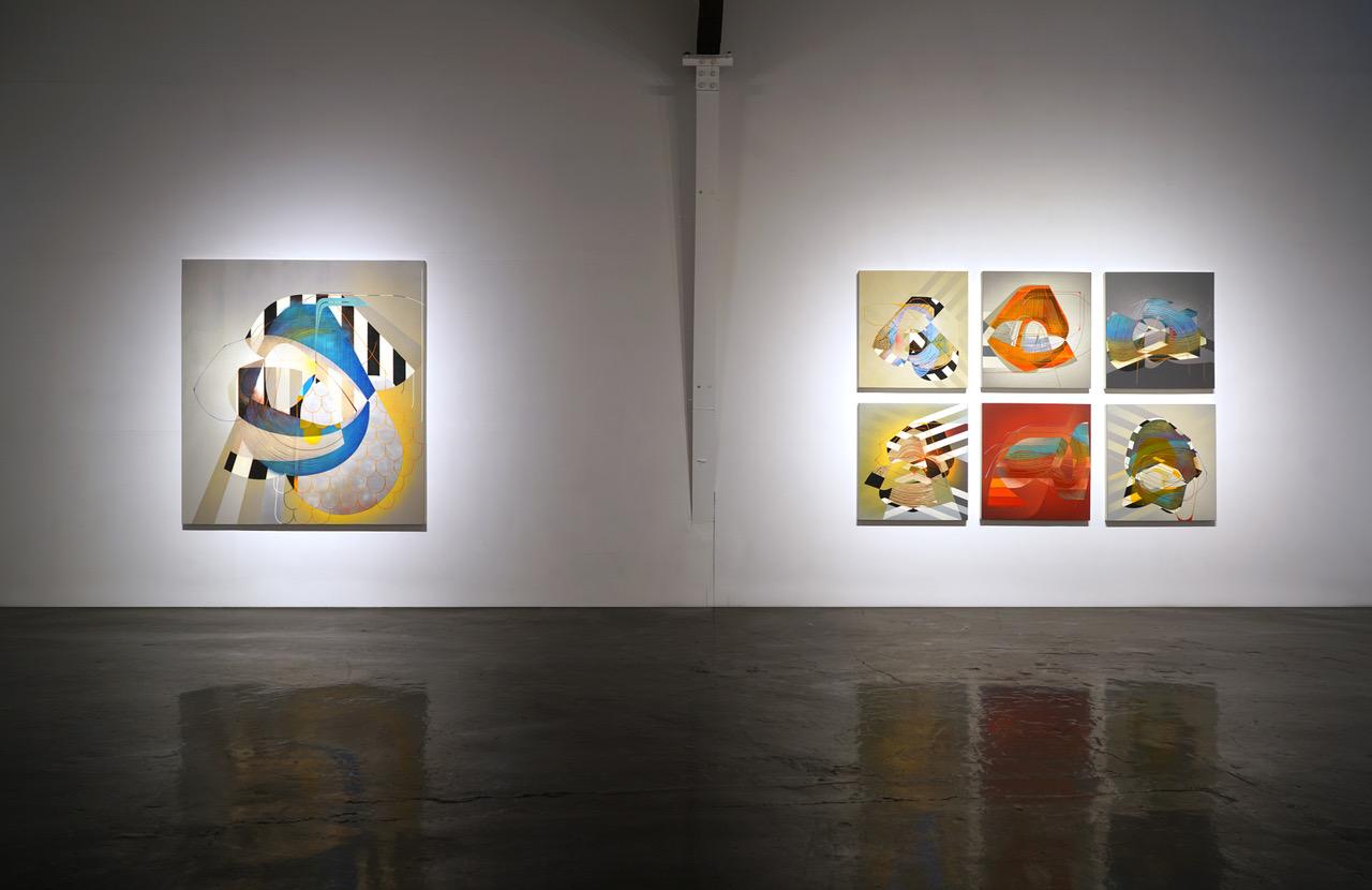 Surfjack - Abstract Painting Marrone di Alex Couwenberg