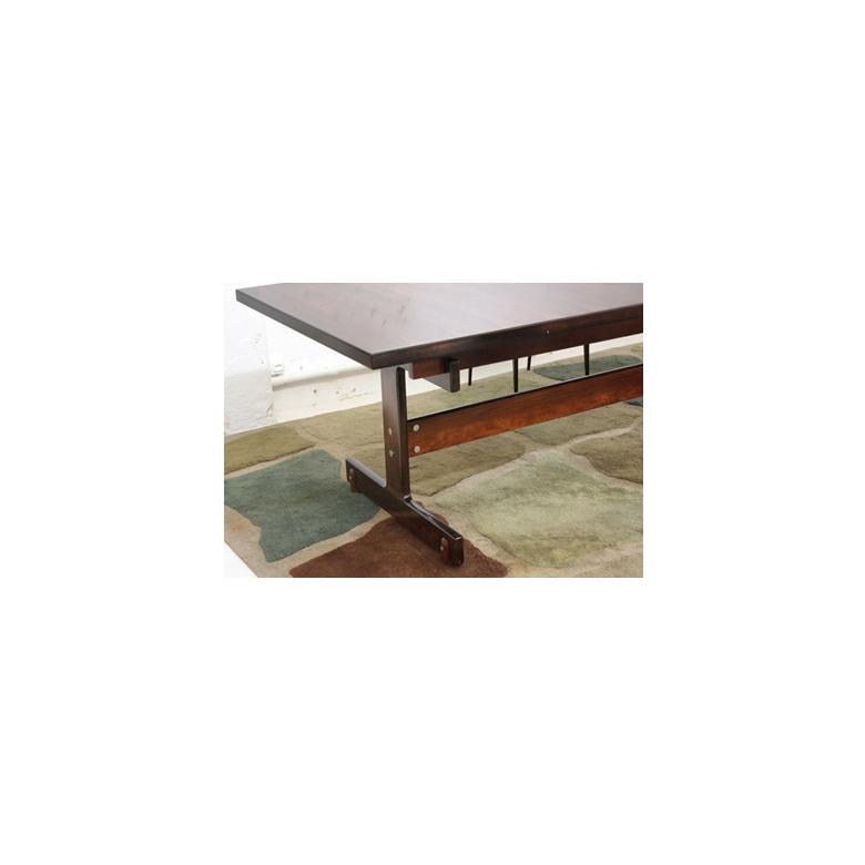 Mid-Century Modern Alex Dining Table in Jacaranda by Sergio Rodrigues, 1960 Brazilian Midcentury