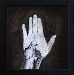 "Unit 02" collage dimensionnel superposé et découpé inspiré d'illustrations médicales