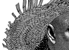 Elder, My Dear Elder : linocut print