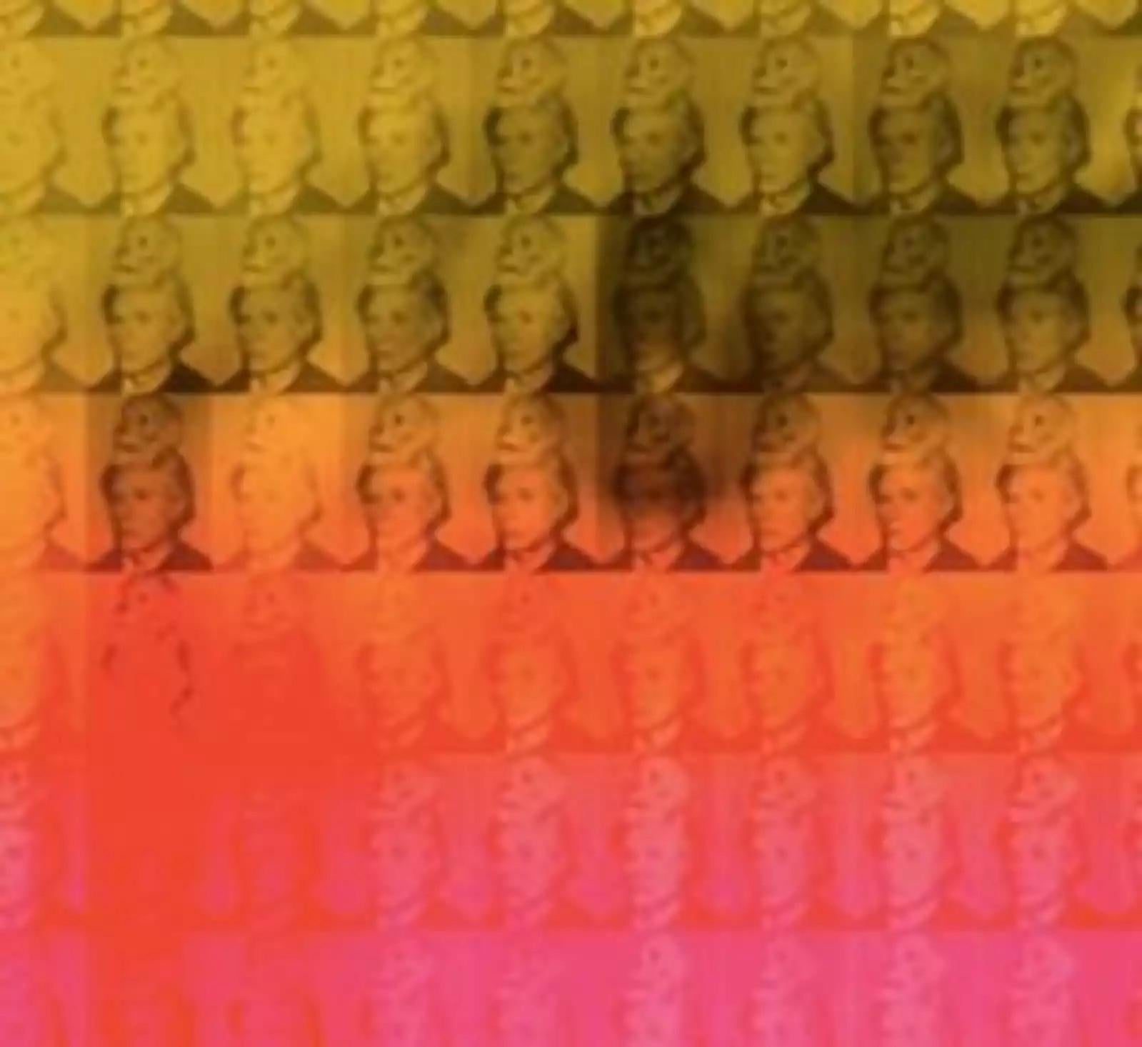 You & Me + Warhol + You , in Regenbogen – Print von Alex Guofeng Cao