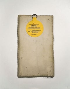 Curled Girl Portrait Carved Porcelain Wall Sculpture, 11.5x7 Inches