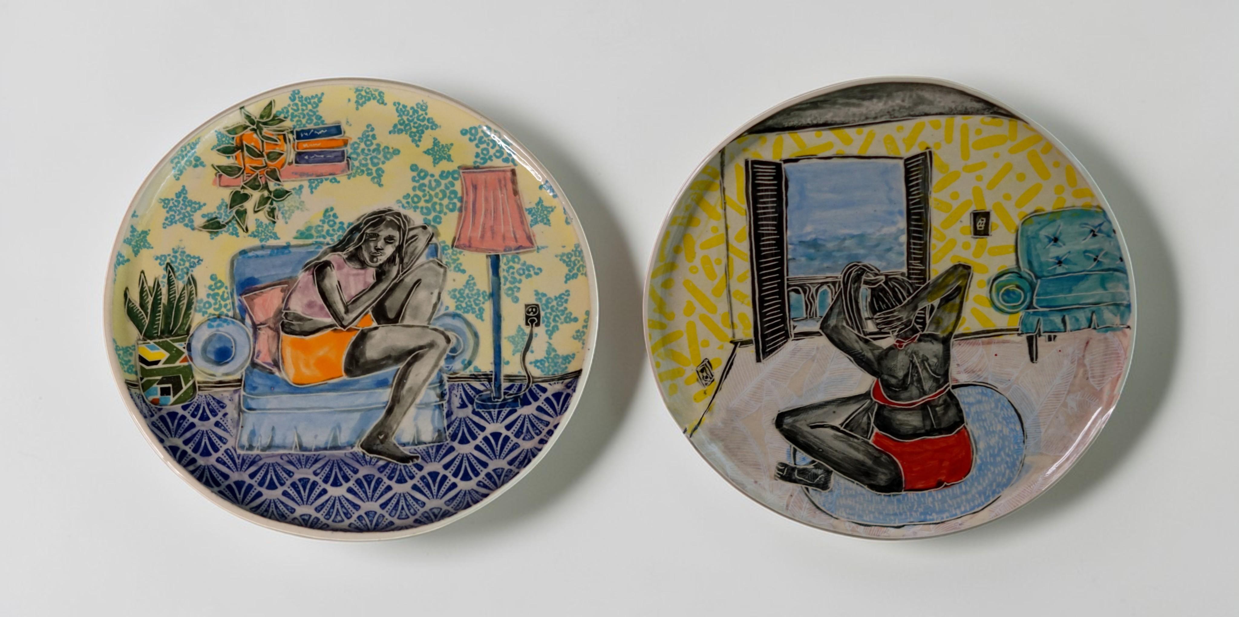 Alex Hodge Figurative Sculpture – Träumen in Technicolor & Melancholie-Heilmittel. Aus der Serie „Behind Closed Doors“ der Serie