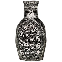 History Lesson Power Is Always Taken. Hand Carved Large Porcelain Vase
