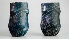 Is Beating Me From the Inside, and You Wanted Something. Diptych Porcelain cup