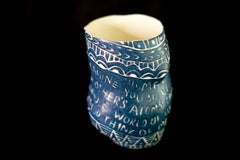 Set of 3 Porcelain Cup. From the Fragments of Our Love Story series