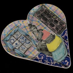 Set of 3 wall sculptures. From the Behind Closed Doors series