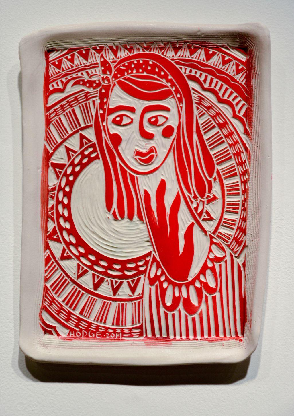 Ensemble de 6 assiettes en porcelaine poétique. Sculptures murales en vente 2