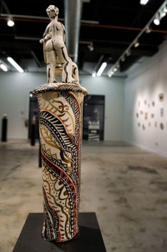 The Ecstasy of St. Teresa. Porcelain Sculpture, with hand-painted detail