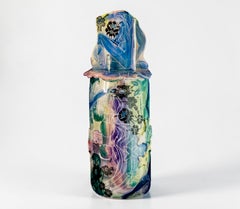 The Moon Porcelain Jar Sculpture, Modern Figurative Art