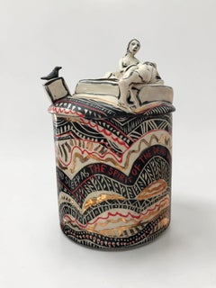 The Spirit of the Dead is Watching. Porcelain sculpture with hand-painted