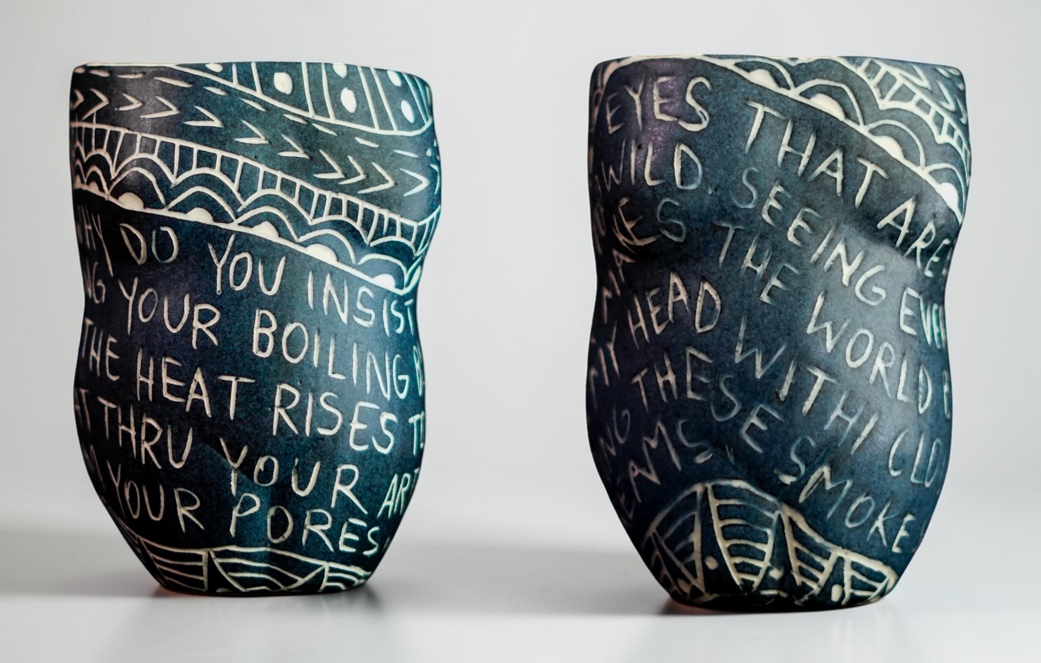Why do you insist on shattering, and Eyes that are. Diptych Porcelain cup
