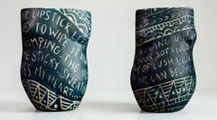 Your Lipstick Left a Bruise and Growing Out of My Ribcage.. Porcelain cup