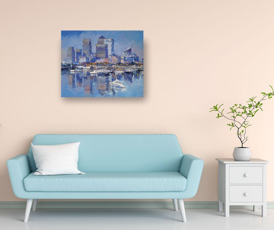 This exceptional artwork is currently on display and available for sale at Signet Contemporary Art Gallery and online.

Step into the heart of London through Alex Hook Krioutchkov's mesmerizing cityscape masterpiece, 