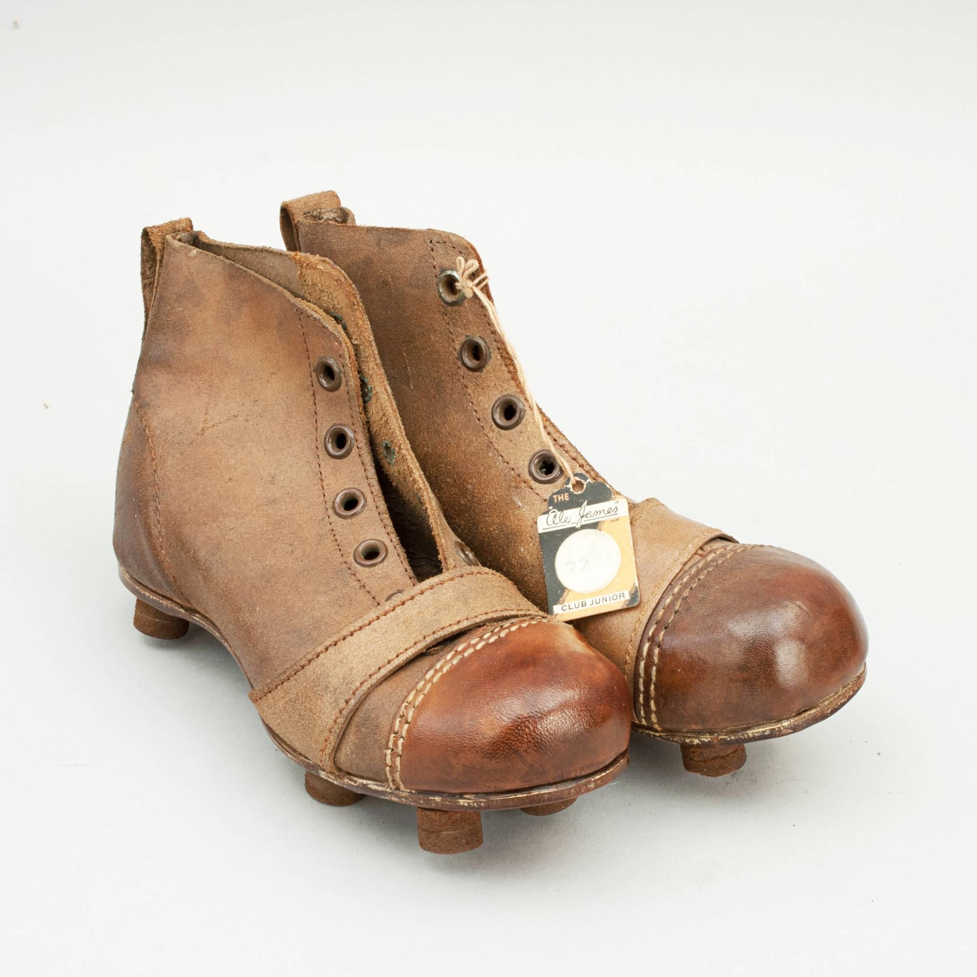 Leather Alex James Club Junior Football Boots